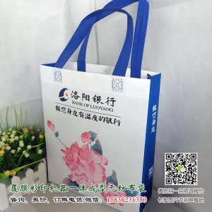银行金融机构无纺布袋手提袋广告宣传袋可以订做吗？