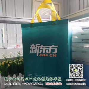 新东方老师好教育培训手提袋广告袋学校宣传袋